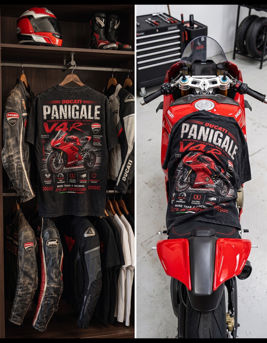 Battle Tested — “Panigale” Oversized Tee