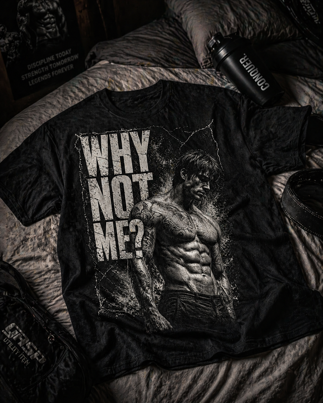 Battle Tested — “Why Not Me?” Oversized Tee
