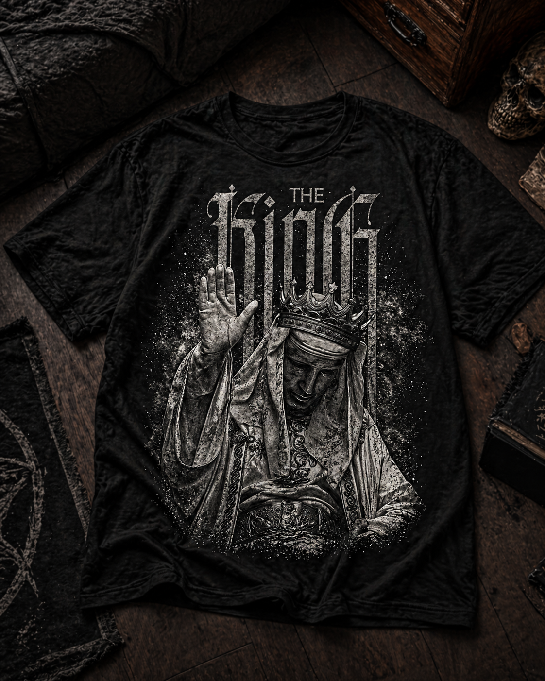 Battle Tested — “The King” Oversized Tee