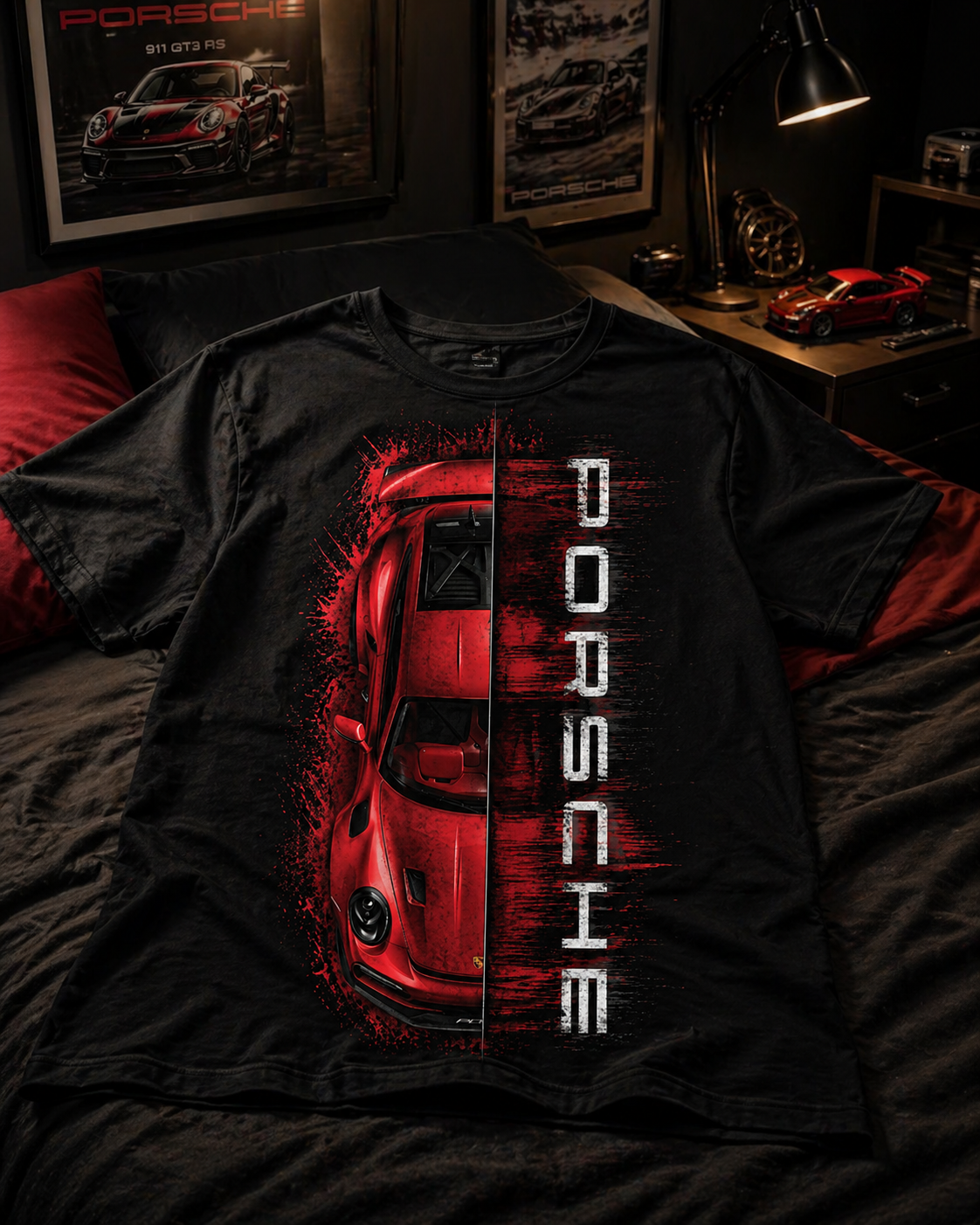 Battle Tested — “Porsche” Oversized Tee