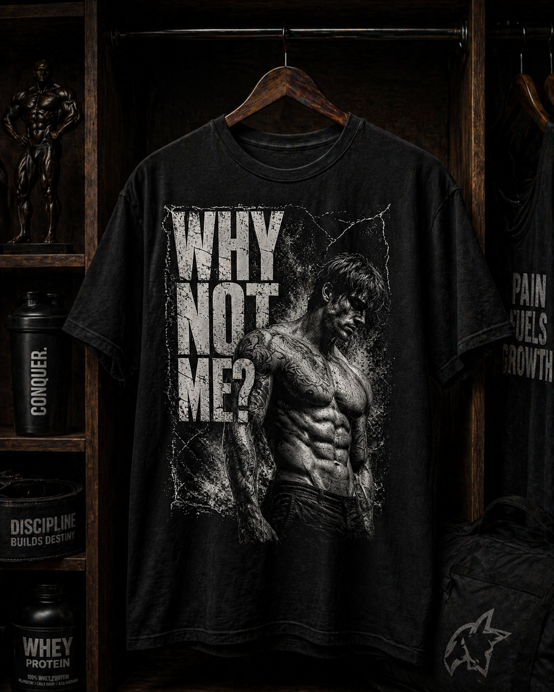 Battle Tested — “Why Not Me?” Oversized Tee