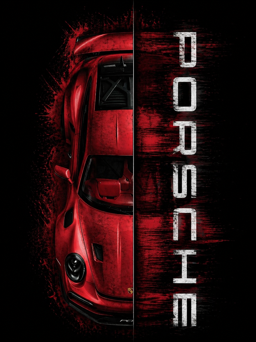Battle Tested — “Porsche” Oversized Tee